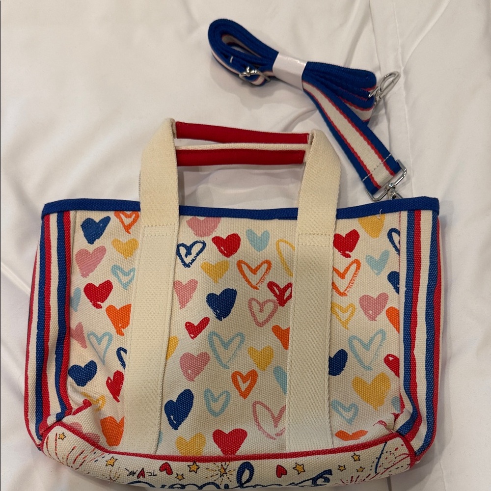 Brighton “Red, White, and You”Canvas Tote - Picture 2 of 3